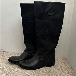 Coach Signature Black Chrissi  Boots
